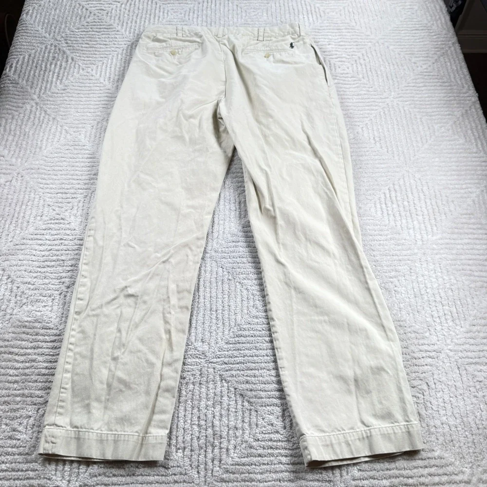 Polo Ralph Lauren Ethan Pant Mens 36x34 Beige Chinos Preppy VTG Y2K Old Money